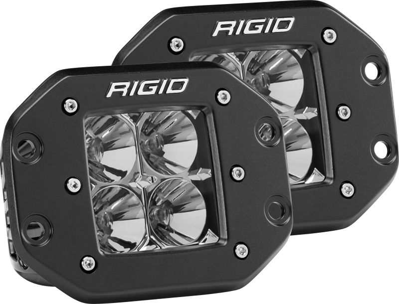 Rigid Industries Dually - Flush Mount - Flood - Set of 2 Rigid Industries Dually - Flush Mount - Flood - Set of 2