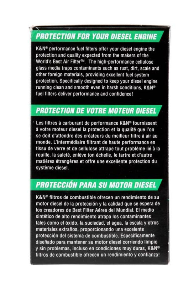 K&N Cellulose Media Fuel Filter 3.5in OD x 6.281in L K&N Cellulose Media Fuel Filter 3.5in OD x 6.281in L