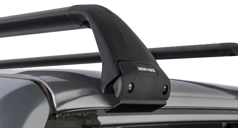 Rhino-Rack 07-22 Jeep Wrangler JK/JL 2 Door Hard Top Vortex SG 2 Bar Roof Rack - Black Rhino-Rack 07-22 Jeep Wrangler JK/JL 2 Door Hard Top Vortex SG 2 Bar Roof Rack - Black