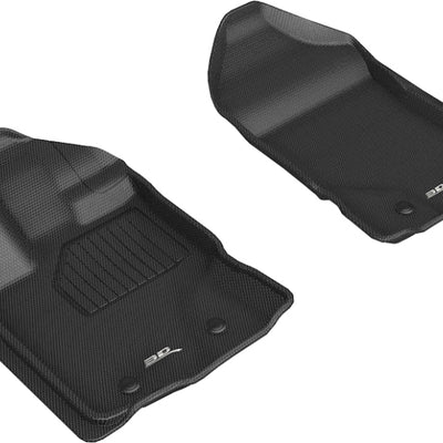 3D MAXpider 2019-2020 Ford Ranger Kagu 1st Row Floormat - Black