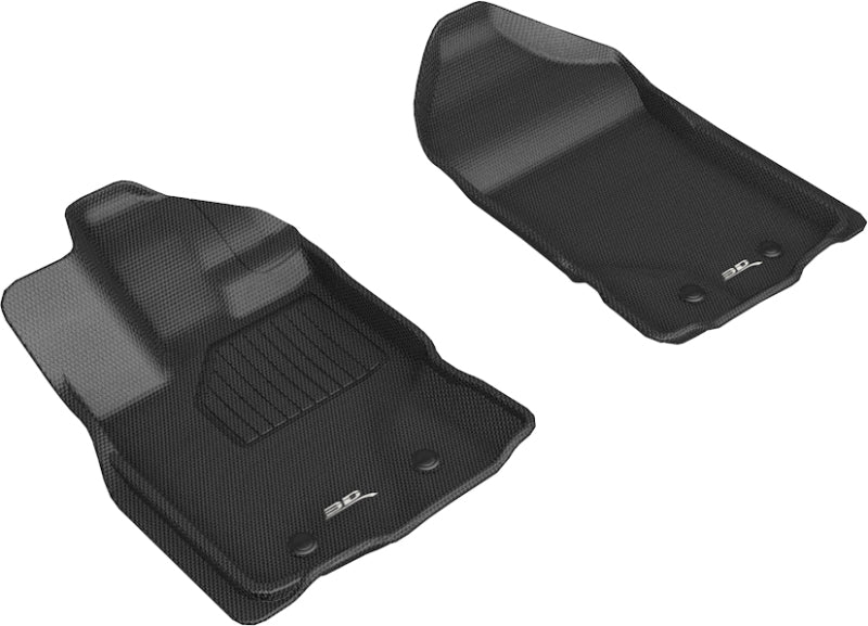 3D MAXpider 2019-2020 Ford Ranger Kagu 1st Row Floormat - Black 3D MAXpider 2019-2020 Ford Ranger Kagu 1st Row Floormat - Black