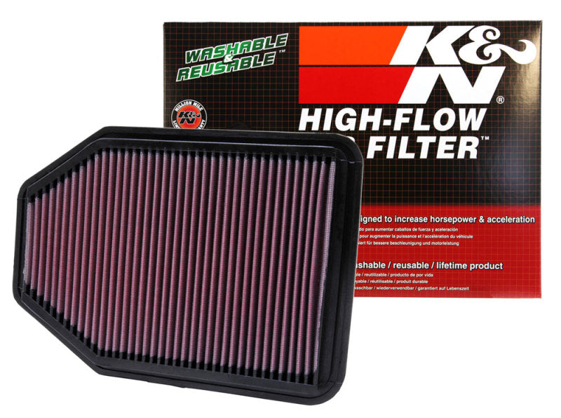 K&N 07-10 Jeep Wrangler 3.8L V6 Drop In Air Filter K&N 07-10 Jeep Wrangler 3.8L V6 Drop In Air Filter