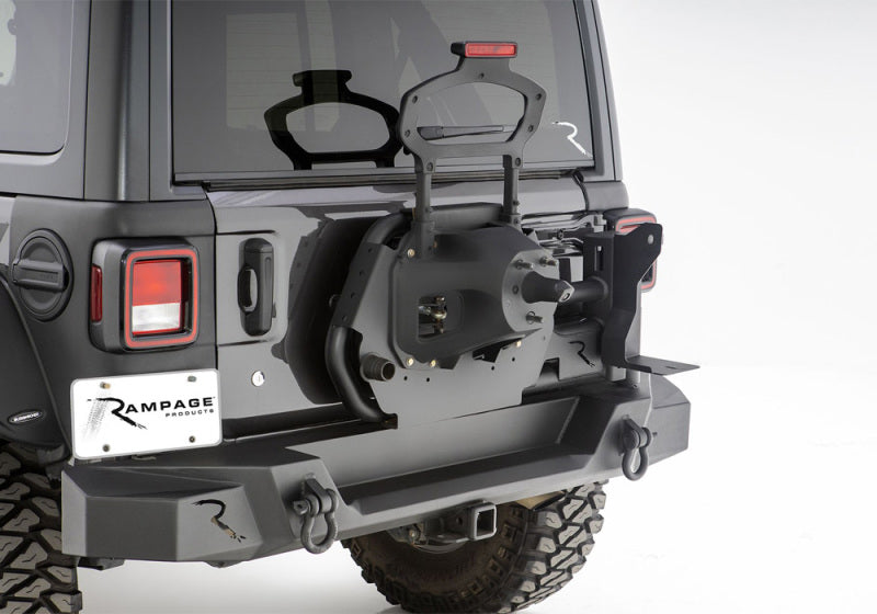 Rampage 2018+ Jeep Wrangler JL TrailGuard Tire Carrier Rampage 2018+ Jeep Wrangler JL TrailGuard Tire Carrier