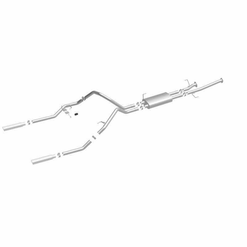 MagnaFlow 14 Toyota Tundra V8 4.6L/5.7L Stainless Cat Back Exhaust Dual Split Rear Exit MagnaFlow 14 Toyota Tundra V8 4.6L/5.7L Stainless Cat Back Exhaust Dual Split Rear Exit