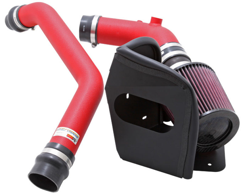 K&N 08-09 Mitsubishi Evo X Wrinkle Red Typhoon Short Ram Intake K&N 08-09 Mitsubishi Evo X Wrinkle Red Typhoon Short Ram Intake