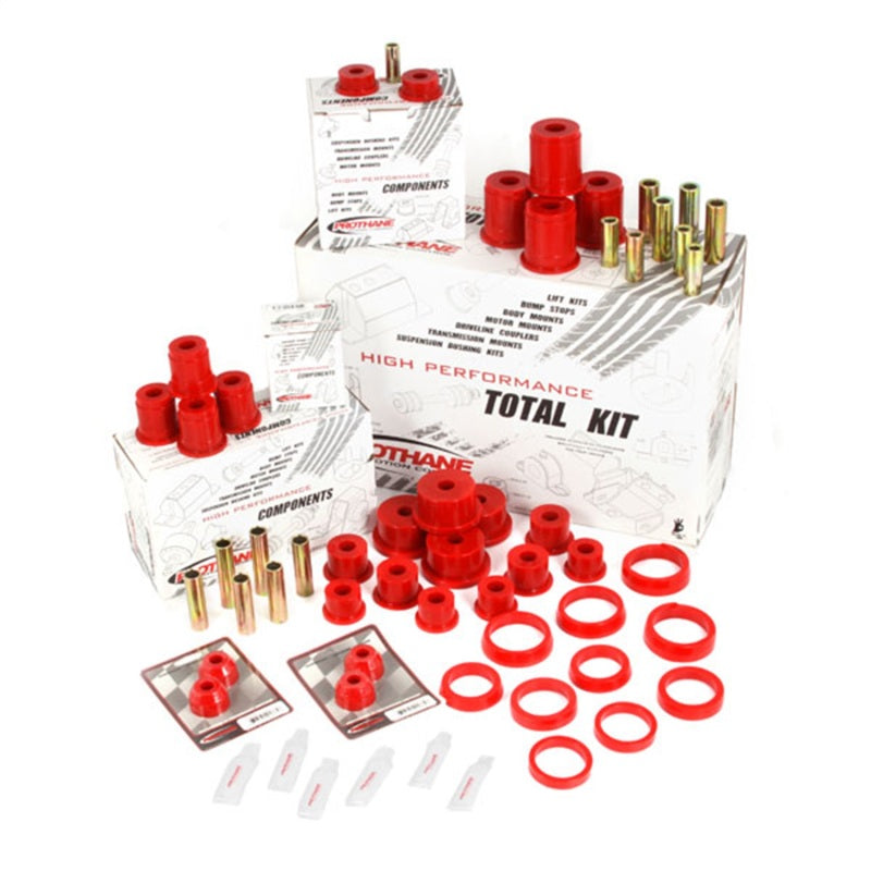 Rugged Ridge Polyurethane Bushing Kit Red 84-01 Cherokee (XJ) Rugged Ridge Polyurethane Bushing Kit Red 84-01 Cherokee (XJ)