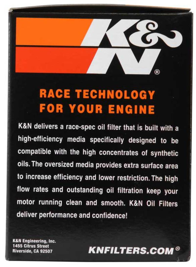 K&N Harley-Davidson / Buell 3in OD x 4.063in H Black Oil Filter K&N Harley-Davidson / Buell 3in OD x 4.063in H Black Oil Filter