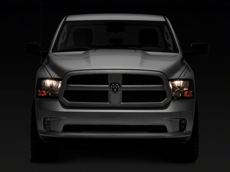 Raxiom 09-18 Dodge RAM 1500 Axial OEM Rep Headlights w/ Single Bulb- Chrome Housing (Smoked Lens) Raxiom 09-18 Dodge RAM 1500 Axial OEM Rep Headlights w/ Single Bulb- Chrome Housing (Smoked Lens)