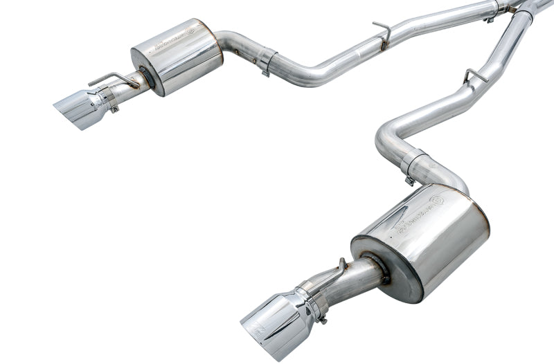 AWE Tuning 2015+ Dodge Charger 6.4L/6.2L SC Non-Resonated Touring Edition Exhaust - Silver Tips AWE Tuning 2015+ Dodge Charger 6.4L/6.2L SC Non-Resonated Touring Edition Exhaust - Silver Tips