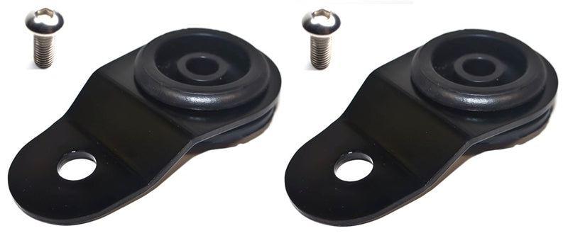 Torque Solution Radiator Mount Combo with Inserts (Black) : Mitsubishi Evolution 7/8/9 Torque Solution Radiator Mount Combo with Inserts (Black) : Mitsubishi Evolution 7/8/9