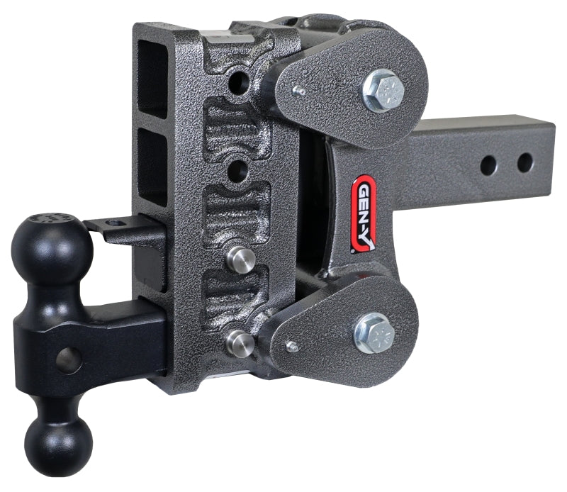 Gen-Y The Boss Torsion-Flex 2.5in Shank 5in Drop 10K Hitch w/GH-031 Dual-Ball/GH-032 Pintle Lock Gen-Y The Boss Torsion-Flex 2.5in Shank 5in Drop 10K Hitch w/GH-031 Dual-Ball/GH-032 Pintle Lock