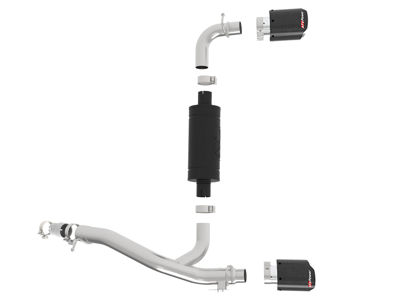 aFe Takeda 3in 304 SS Axle-Back Exhaust System w/ Carbon Fiber Tips 16-18 Ford Focus RS I4-2.3L (t) aFe Takeda 3in 304 SS Axle-Back Exhaust System w/ Carbon Fiber Tips 16-18 Ford Focus RS I4-2.3L (t)