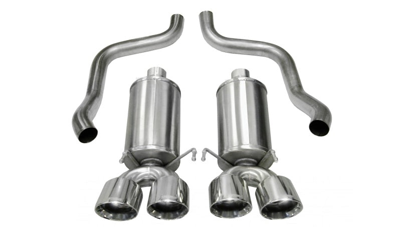 Corsa 2009-2013 Chevrolet Corvette C6 6.2L V8 Polished Xtreme Axle-Back Exhaust Corsa 2009-2013 Chevrolet Corvette C6 6.2L V8 Polished Xtreme Axle-Back Exhaust