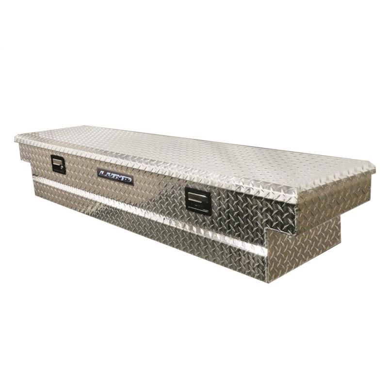 Lund Universal Aluminum Single Lid Cross Bed Box - Brite Lund Universal Aluminum Single Lid Cross Bed Box - Brite