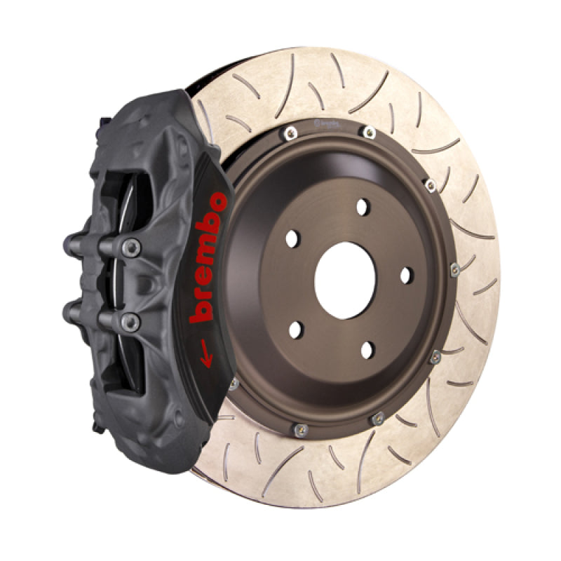 Brembo 99-05 Honda S2000 PISTA Front BBK 355x32x53a T3L 2pc Rotor Slotted - Clear HA Brembo 99-05 Honda S2000 PISTA Front BBK 355x32x53a T3L 2pc Rotor Slotted - Clear HA