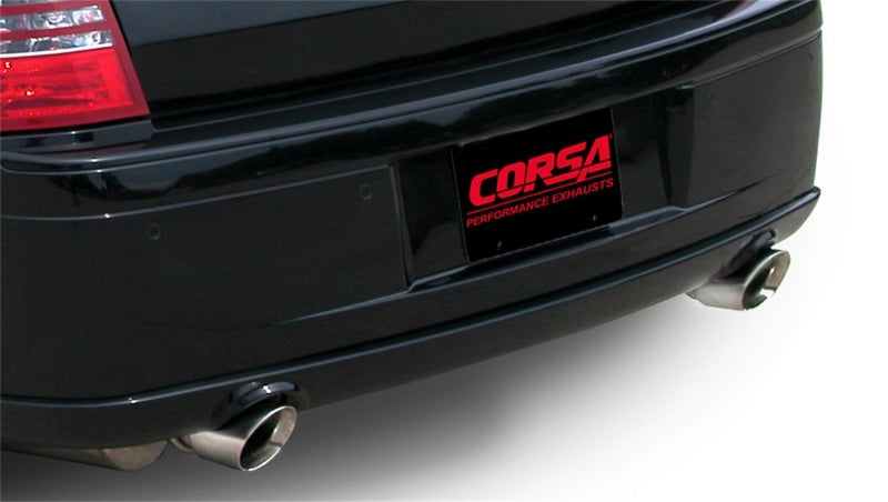 Corsa 2005-2010 Dodge Charger No Towing Hitch SRT-8 6.1L V8 Polished Xtreme Cat-Back Exhaust Corsa 2005-2010 Dodge Charger No Towing Hitch SRT-8 6.1L V8 Polished Xtreme Cat-Back Exhaust