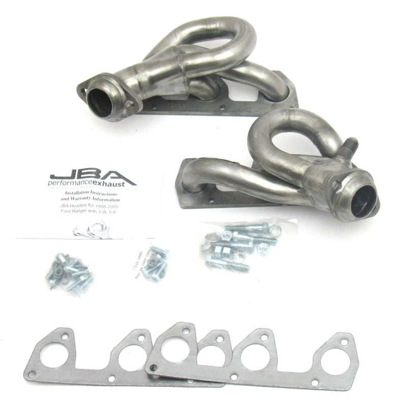 JBA 98-01 Ford Ranger 3.0L V6 w/EGR 1-1/2in Primary Raw 409SS Cat4Ward Header JBA 98-01 Ford Ranger 3.0L V6 w/EGR 1-1/2in Primary Raw 409SS Cat4Ward Header