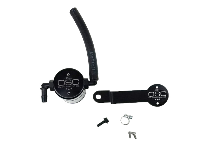 J&L 17-21 Honda Civic Type R Passenger Side Oil Separator 3.0 - Black Anodized J&L 17-21 Honda Civic Type R Passenger Side Oil Separator 3.0 - Black Anodized