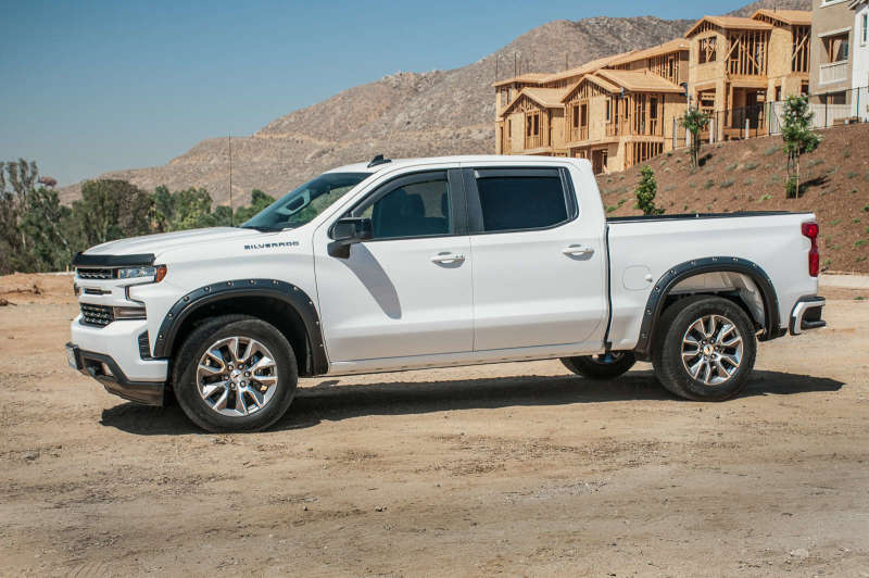 EGR 2019 Chevy 1500 Crew Cab In-Channel Window Visors - Dark Smoke EGR 2019 Chevy 1500 Crew Cab In-Channel Window Visors - Dark Smoke