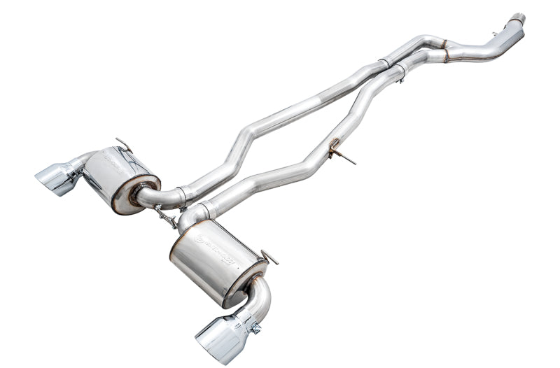AWE 2020 Toyota Supra A90 Non-Resonated Touring Edition Exhaust - 5in Chrome Silver Tips AWE 2020 Toyota Supra A90 Non-Resonated Touring Edition Exhaust - 5in Chrome Silver Tips