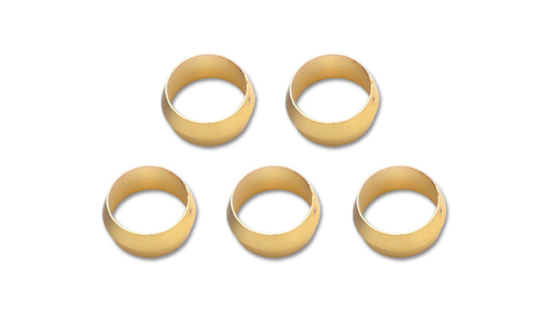 Vibrant Brass Olive Inserts 1/2in - Pack of 5 Vibrant Brass Olive Inserts 1/2in - Pack of 5