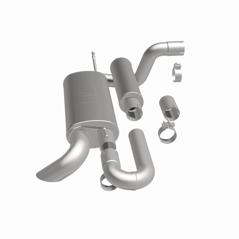 MagnaFlow 18-23 Jeep Wrangler JL 2.0L/3.6L Overland Series Axle-Back Exhaust MagnaFlow 18-23 Jeep Wrangler JL 2.0L/3.6L Overland Series Axle-Back Exhaust