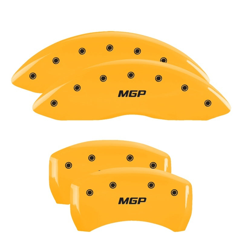 MGP 4 Caliper Covers Engraved Front & Rear MGP Yellow Finish Black Char 2005 Nissan 350Z MGP 4 Caliper Covers Engraved Front & Rear MGP Yellow Finish Black Char 2005 Nissan 350Z