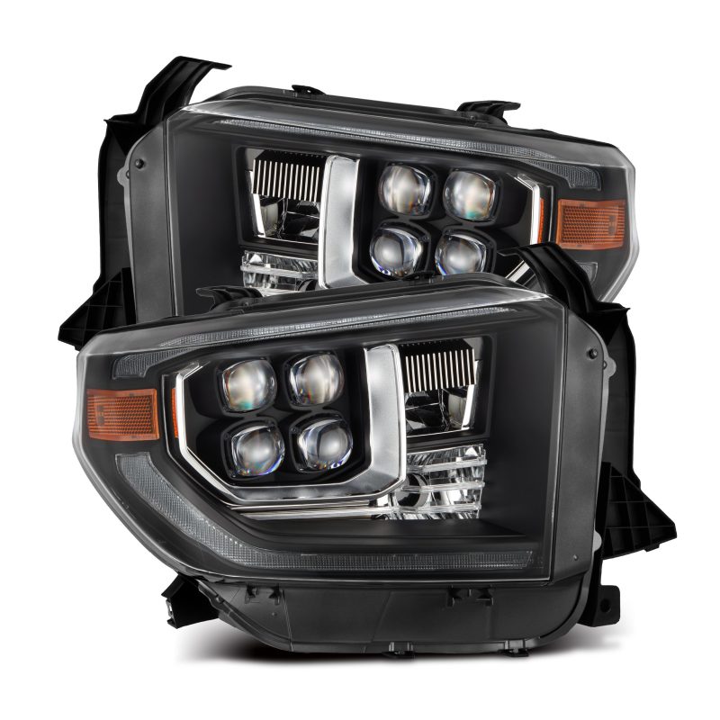 AlphaRex 14-21 Toyota Tundra NOVA-Series LED Proj Headlights Blk w/Actv Light & Seq. Sig + DRL AlphaRex 14-21 Toyota Tundra NOVA-Series LED Proj Headlights Blk w/Actv Light & Seq. Sig + DRL