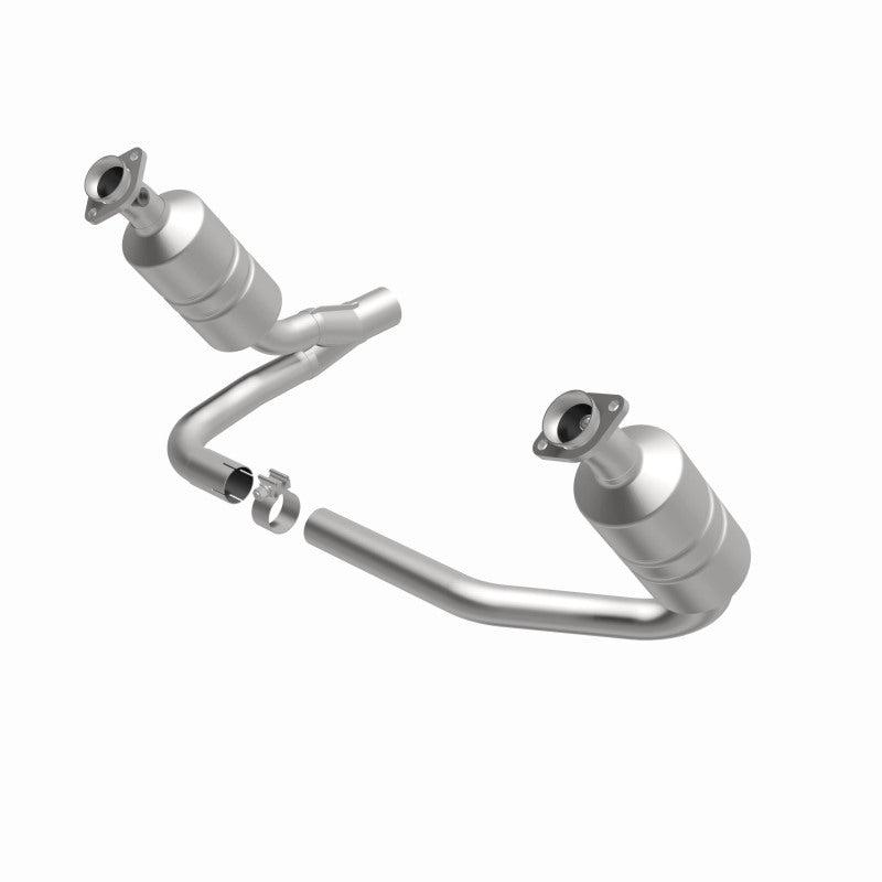 MagnaFlow Conv DF 07-09 Dodge Dakota 3.7L/4.7L /07-09 Mitsubishi Raider 3.7L Y-Pipe Assembly MagnaFlow Conv DF 07-09 Dodge Dakota 3.7L/4.7L /07-09 Mitsubishi Raider 3.7L Y-Pipe Assembly