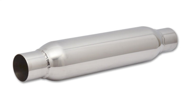 Vibrant SS Resonator (Standard Design) 2.25in inlet/outlet x 18in long Vibrant SS Resonator (Standard Design) 2.25in inlet/outlet x 18in long