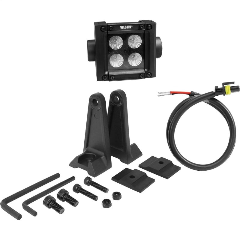 Westin B-FORCE LED Light Bar Double Row 2 inch Flood w/3W Cree - Black Westin B-FORCE LED Light Bar Double Row 2 inch Flood w/3W Cree - Black