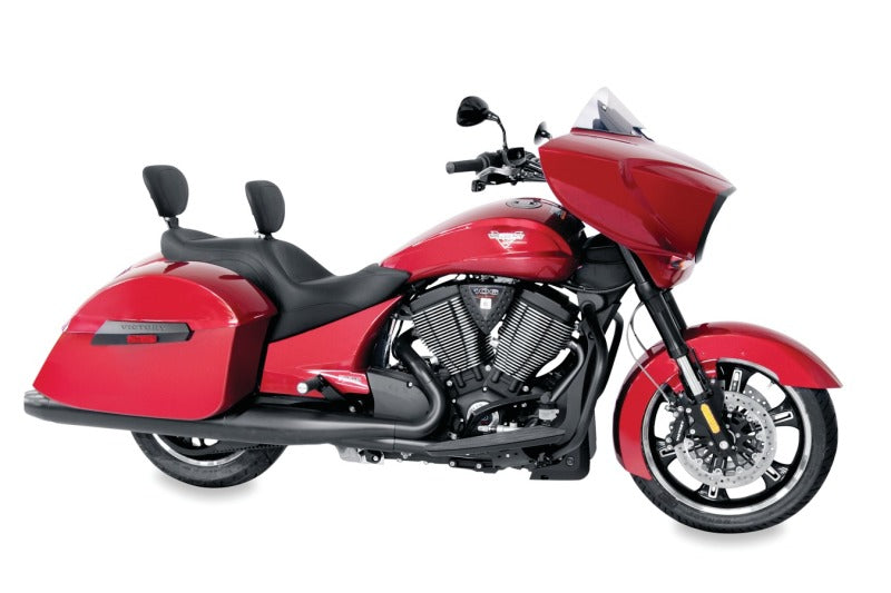 Mustang 10-17 Victory Cross Roads, Cross Country, Hard-Ball, Magnum Passenger Backrest - Black Mustang 10-17 Victory Cross Roads, Cross Country, Hard-Ball, Magnum Passenger Backrest - Black