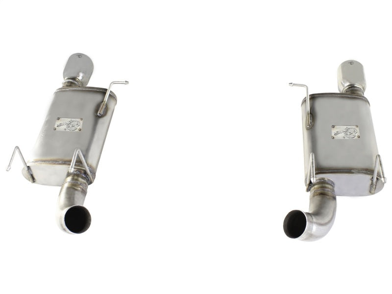 aFe MACHForce XP Exhaust 11-14 Ford Mustang GT V8-5.0L 3in. SS Axle-Back w/Polished Tips aFe MACHForce XP Exhaust 11-14 Ford Mustang GT V8-5.0L 3in. SS Axle-Back w/Polished Tips