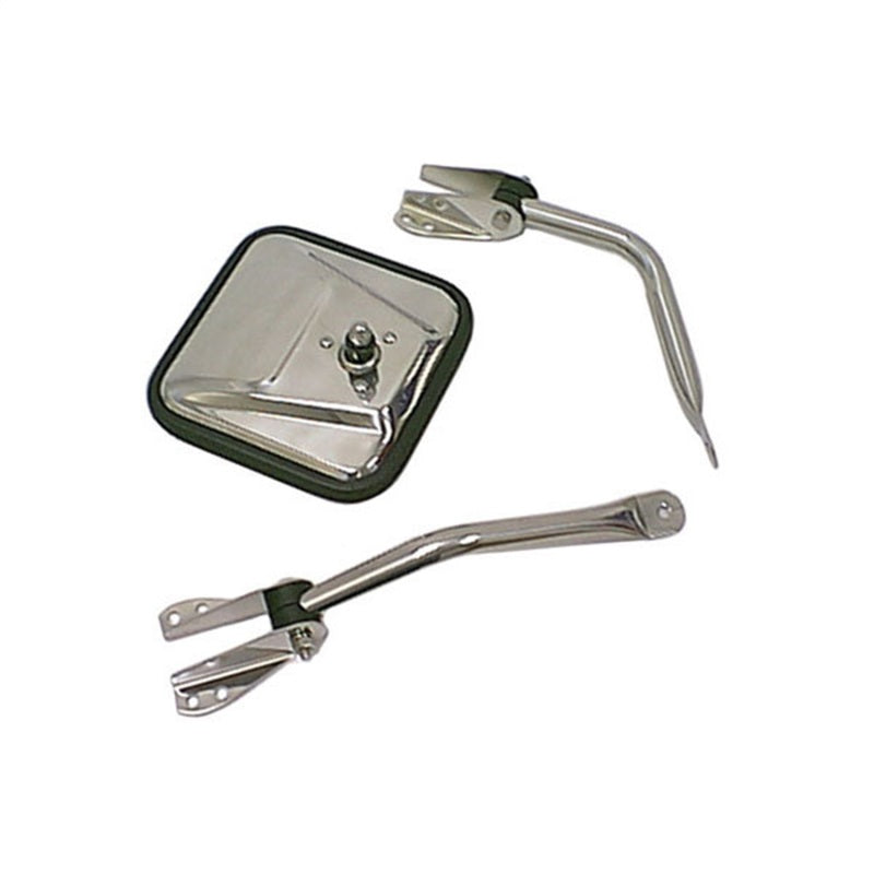 Rugged Ridge 55-86 Jeep CJ Chrome Mirror Head Rugged Ridge 55-86 Jeep CJ Chrome Mirror Head