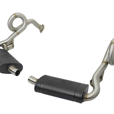 aFe MACHForce XP 13-15 Porsche Cayman S/Boxster S (981) H6-3.4L 2-2.5in. SS Cat-Back Exhaust System