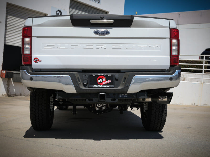 aFe Apollo GT Series 3-1/2in 409 SS Axle-Back Exhaust 17-20 Ford F-250/F-350 Black Tips w/o Muffler aFe Apollo GT Series 3-1/2in 409 SS Axle-Back Exhaust 17-20 Ford F-250/F-350 Black Tips w/o Muffler