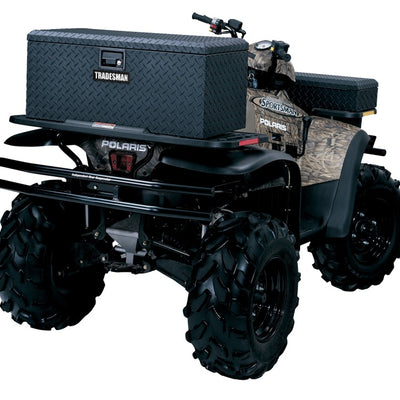 Tradesman Aluminum ATV Flush Mount Storage Box (36in.) - Black
