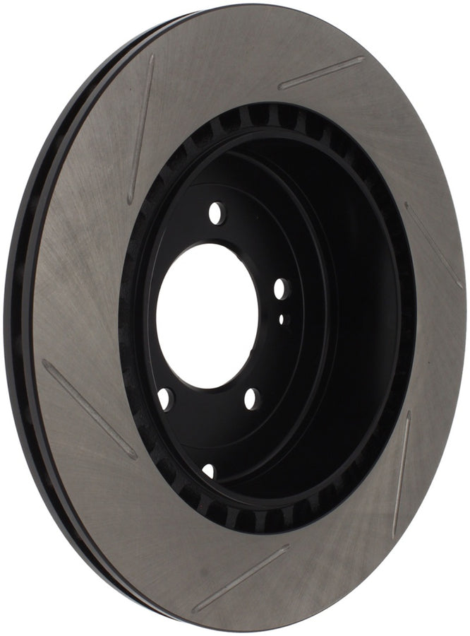 StopTech Power Slot 08-09 Evo 10 Slotted Left Rear Rotor StopTech Power Slot 08-09 Evo 10 Slotted Left Rear Rotor