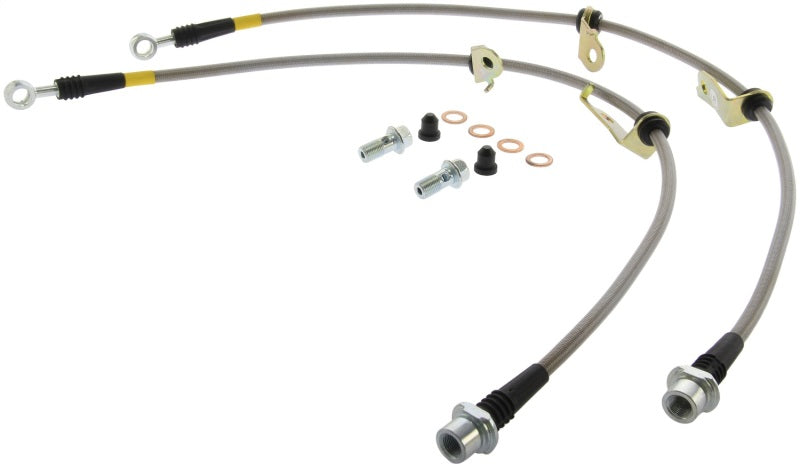 StopTech 06-17 Lexus HS250h / Toyota RAV4 Stainless Steel Front Brake Lines StopTech 06-17 Lexus HS250h / Toyota RAV4 Stainless Steel Front Brake Lines