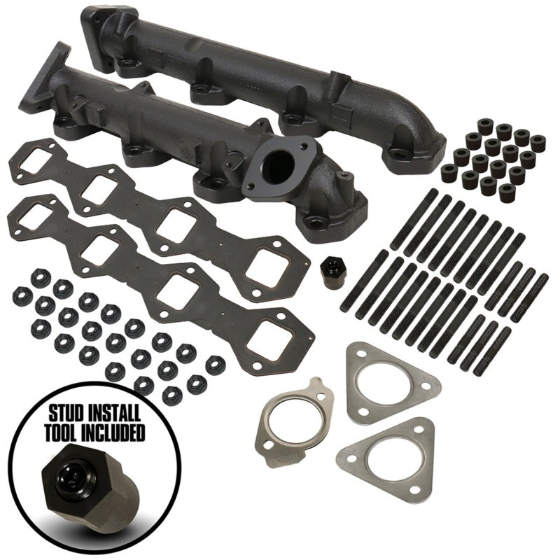 BD Diesel Exhaust Manifold Kit - Ford 2011-2014 F250/F350/F450/F550 6.7L PowerStroke BD Diesel Exhaust Manifold Kit - Ford 2011-2014 F250/F350/F450/F550 6.7L PowerStroke