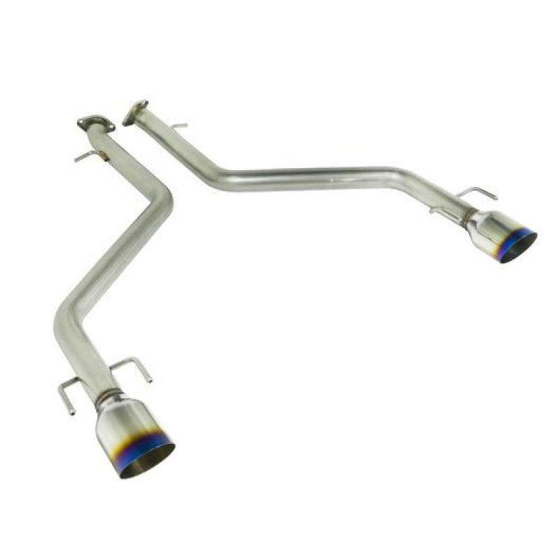 Remark 2021+ Lexus IS350 Axle Back Exhaust w/Burnt Single Wall Tip Remark 2021+ Lexus IS350 Axle Back Exhaust w/Burnt Single Wall Tip