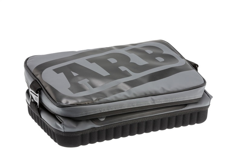 ARB Cooler Bag Charcoal w/ Red Highlights 15in L x 11in W x 9in H Holds 22 Cans ARB Cooler Bag Charcoal w/ Red Highlights 15in L x 11in W x 9in H Holds 22 Cans