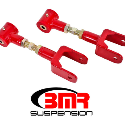 BMR 79-04 Fox Mustang Upper Control Arms On-Car Adj. (Polyurethane) - Red
