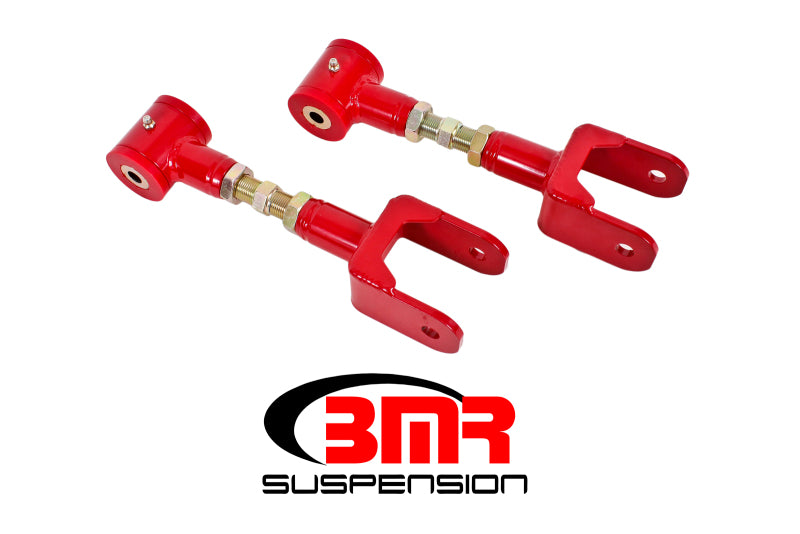 BMR 79-04 Fox Mustang Upper Control Arms On-Car Adj. (Polyurethane) - Red BMR 79-04 Fox Mustang Upper Control Arms On-Car Adj. (Polyurethane) - Red