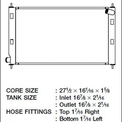CSF 08-15 Mitsubishi Lancer Evo X Radiator
