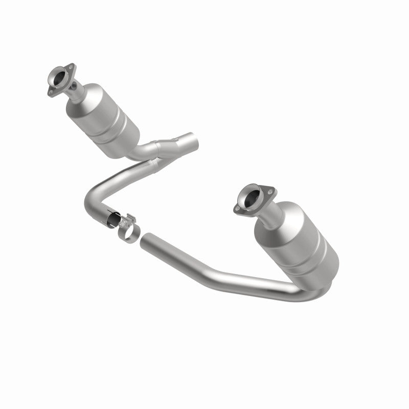 MagnaFlow Conv DF 07-09 Dodge Dakota 3.7L/4.7L /07-09 Mitsubishi Raider 3.7L Y-Pipe Assembly MagnaFlow Conv DF 07-09 Dodge Dakota 3.7L/4.7L /07-09 Mitsubishi Raider 3.7L Y-Pipe Assembly