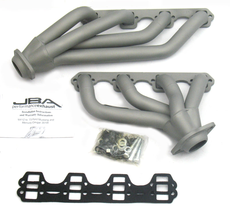JBA 65-73 Ford Mustang 351W SBF 1-5/8in Primary Ti Ctd Mid Length Header JBA 65-73 Ford Mustang 351W SBF 1-5/8in Primary Ti Ctd Mid Length Header