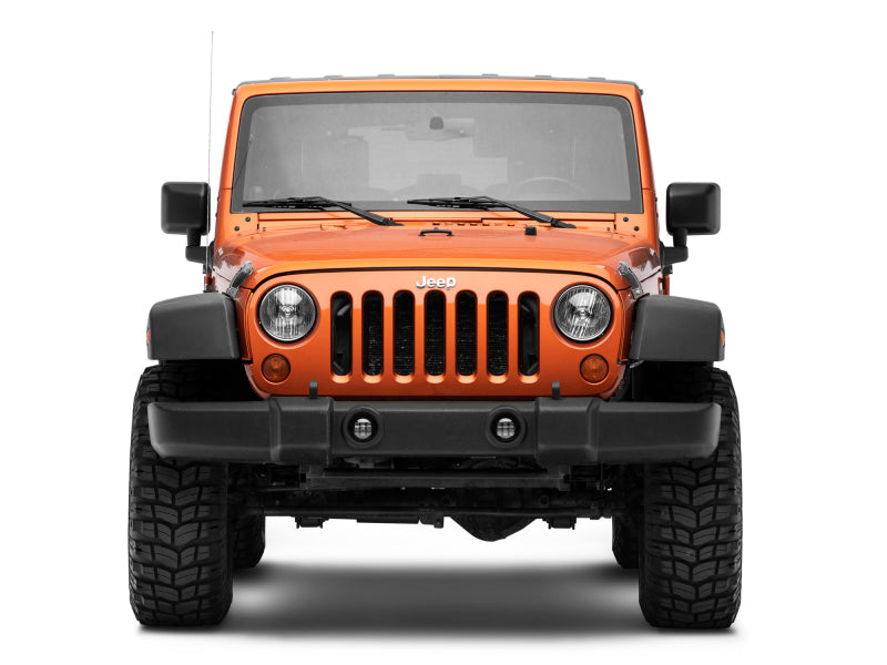Raxiom 07-22 Jeep Wrangler JK/JL Axial Series Tri-Bar LED Fog Lights- White Raxiom 07-22 Jeep Wrangler JK/JL Axial Series Tri-Bar LED Fog Lights- White
