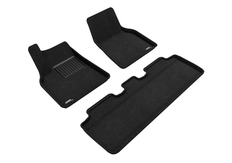 3D Maxpider 21-22 Tesla Model Y Elegant 1st 2nd Row - Floor Mat Set (Black) 3D Maxpider 21-22 Tesla Model Y Elegant 1st 2nd Row - Floor Mat Set (Black)