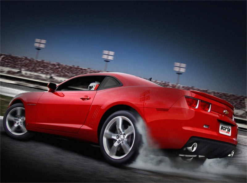 Borla 10-13 Chevy Camaro SS 6.2L V8 Single RoundTip Split Rear Exit S-Type Catback Exhaust Borla 10-13 Chevy Camaro SS 6.2L V8 Single RoundTip Split Rear Exit S-Type Catback Exhaust